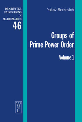 Berkovich |  Groups of Prime Power Order. Volume 1 | Buch |  Sack Fachmedien