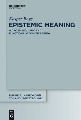 Boye |  Epistemic Meaning | Buch |  Sack Fachmedien