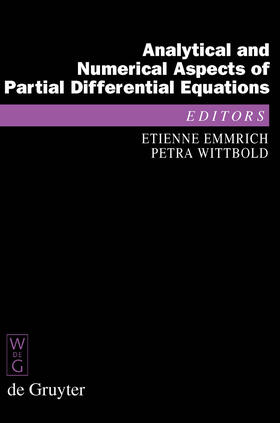 Wittbold / Emmrich |  Analytical and Numerical Aspects of Partial Differential Equations | Buch |  Sack Fachmedien