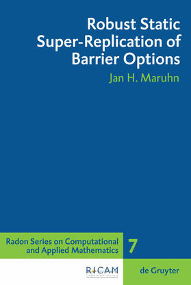 Maruhn |  Robust Static Super-Replication of Barrier Options | Buch |  Sack Fachmedien