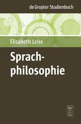 Leiss |  Sprachphilosophie | Buch |  Sack Fachmedien