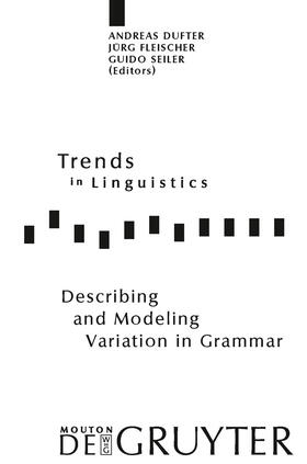 Dufter / Seiler / Fleischer |  Describing and Modeling Variation in Grammar | Buch |  Sack Fachmedien