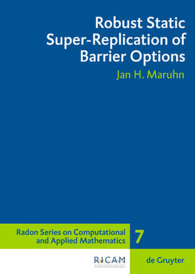 Maruhn |  Robust Static Super-Replication of Barrier Options | eBook | Sack Fachmedien