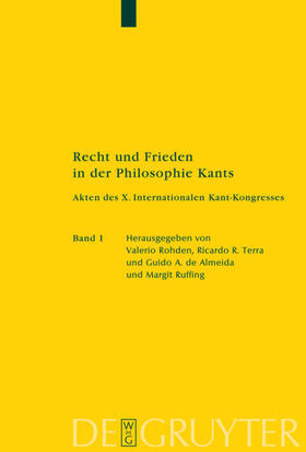 Rohden / Terra / Almeida |  Recht und Frieden in der Philosophie Kants | eBook | Sack Fachmedien