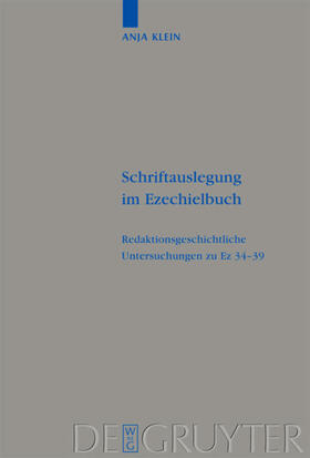 Klein |  Schriftauslegung im Ezechielbuch | eBook | Sack Fachmedien