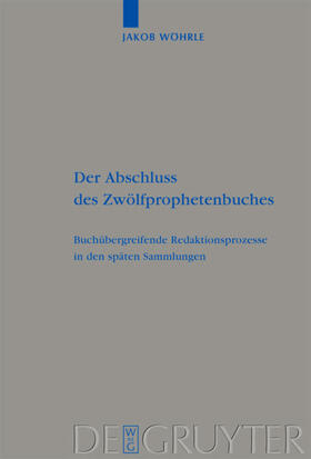 Wöhrle |  Der Abschluss des Zwölfprophetenbuches | eBook | Sack Fachmedien