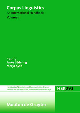 Lüdeling / Kytö |  Corpus Linguistics. Volume 1 | eBook | Sack Fachmedien