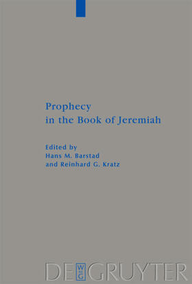 Barstad / Kratz |  Prophecy in the Book of Jeremiah | eBook | Sack Fachmedien