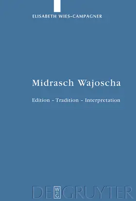 Wies-Campagner |  Midrasch Wajoscha | Buch |  Sack Fachmedien