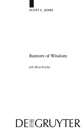 Jones |  Rumors of Wisdom | Buch |  Sack Fachmedien