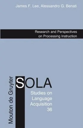 Lee / Benati |  Research and Perspectives on Processing Instruction | eBook | Sack Fachmedien