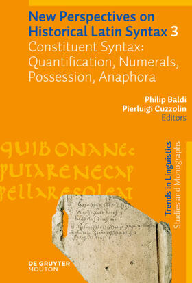 Baldi / Cuzzolin |  Constituent Syntax: Quantification, Numerals, Possession, Anaphora | eBook | Sack Fachmedien