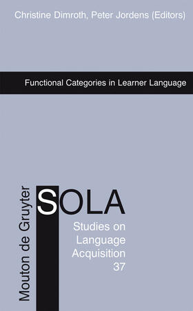 Jordens / Dimroth |  Functional Categories in Learner Language | Buch |  Sack Fachmedien