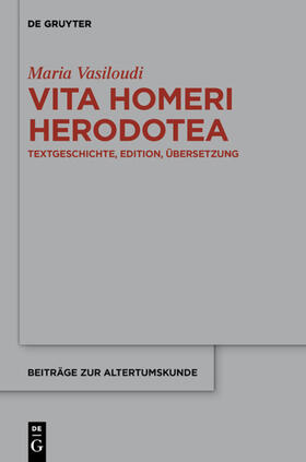 Vasiloudi |  Vita Homeri Herodotea | eBook | Sack Fachmedien