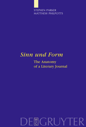 Philpotts / Parker |  "Sinn und Form" | Buch |  Sack Fachmedien