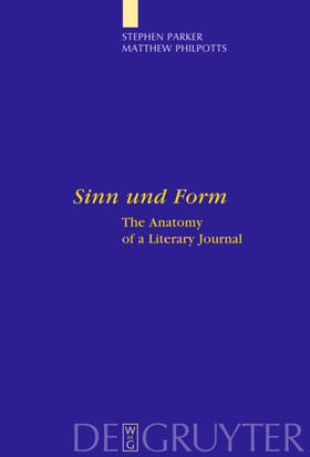 Parker / Philpotts |  "Sinn und Form" | eBook | Sack Fachmedien