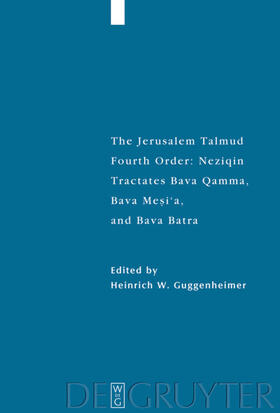Guggenheimer | Tractates Bava Qamma, Bava Mesi'a, and Bava Batra | E-Book | sack.de