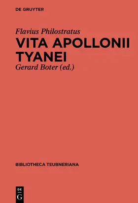 Boter / Philostratus |  Vita Apollonii Tyanei | Buch |  Sack Fachmedien