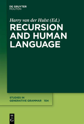 Hulst |  Recursion and Human Language | eBook | Sack Fachmedien