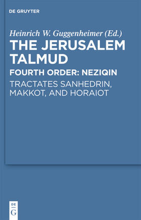 Guggenheimer |  Tractates Sanhedrin, Makkot, and Horaiot | eBook | Sack Fachmedien