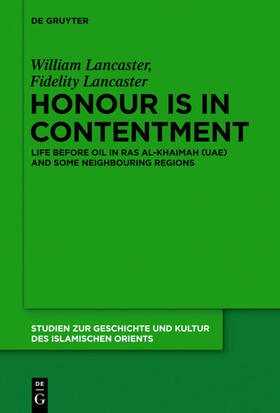 Lancaster |  Honour Is in Contentment | Buch |  Sack Fachmedien