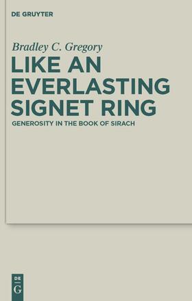 Gregory |  Like an Everlasting Signet Ring | Buch |  Sack Fachmedien