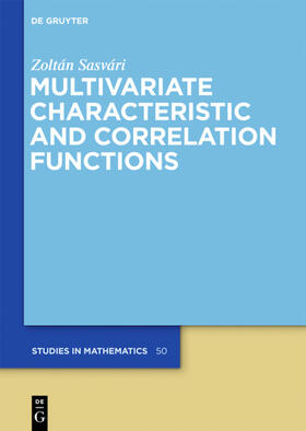 Sasvári |  Multivariate Characteristic and Correlation Functions | eBook | Sack Fachmedien