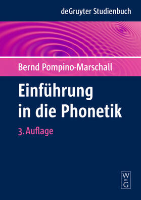 Pompino-Marschall |  Einführung in die Phonetik | eBook | Sack Fachmedien