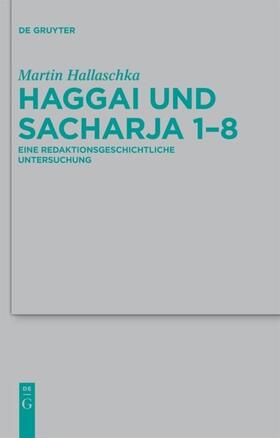 Hallaschka |  Haggai und Sacharja 1-8 | eBook | Sack Fachmedien