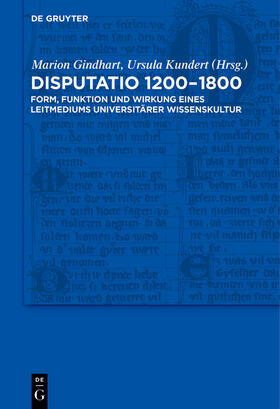 Kundert / Gindhart |  Disputatio 1200¿1800 | Buch |  Sack Fachmedien