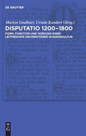 Gindhart / Kundert |  Disputatio 1200–1800 | eBook | Sack Fachmedien