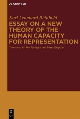 Reinhold |  Essay on a New Theory of the Human Capacity for Representation | eBook | Sack Fachmedien