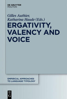 Authier / Haude |  Ergativity, Valency and Voice | eBook | Sack Fachmedien