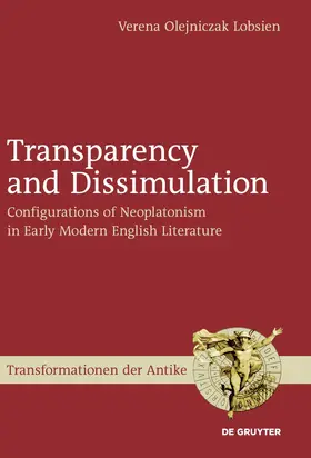 Lobsien / Olejniczak Lobsien |  Transparency and Dissimulation | Buch |  Sack Fachmedien