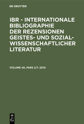  2010 | Buch |  Sack Fachmedien