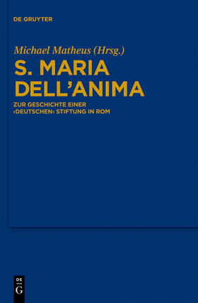 Matheus |  S. Maria dell'Anima | Buch |  Sack Fachmedien