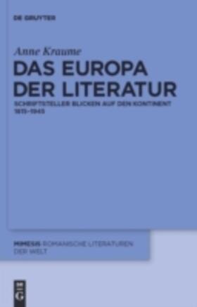 Kraume |  Das Europa der Literatur | eBook | Sack Fachmedien
