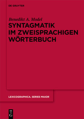 Model |  Syntagmatik im zweisprachigen Wörterbuch | eBook | Sack Fachmedien