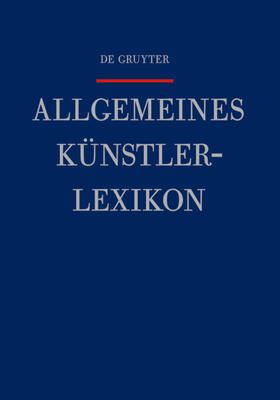 Meißner / Beyer / Savoy |  Allgemeines Künstlerlexikon | Buch |  Sack Fachmedien