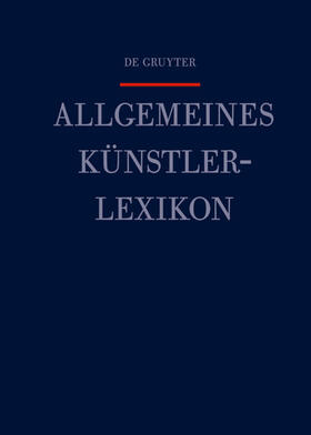 Meißner / Beyer / Savoy |  Allgemeines Künstlerlexikon | Buch |  Sack Fachmedien