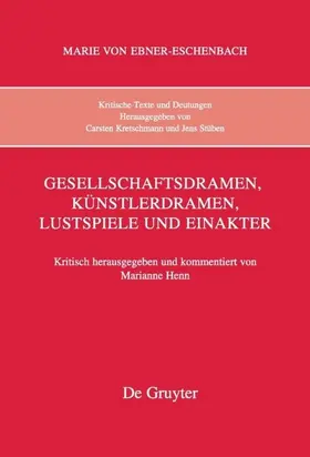 Henn |  Gesellschaftsdramen, Künstlerdramen, Lustspiele und Einakter | eBook | Sack Fachmedien