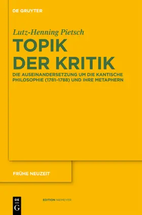 Pietsch |  Topik der Kritik | eBook | Sack Fachmedien