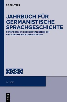 Schmid / Ziegler |  Jahrbuch für Germanistische Sprachgeschichte | eBook | Sack Fachmedien