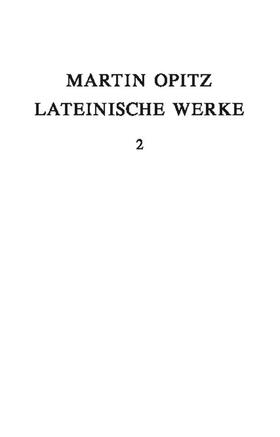 Opitz / Marschall / Seidel |  1624-1631 | Buch |  Sack Fachmedien