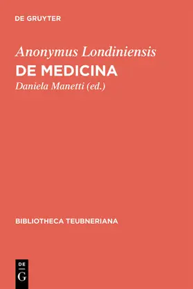 Manetti |  De medicina | eBook | Sack Fachmedien