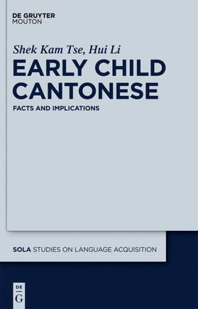 Li / Tse |  Early Child Cantonese | Buch |  Sack Fachmedien