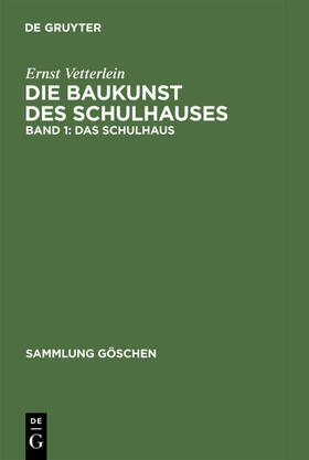 Vetterlein |  Das Schulhaus | eBook | Sack Fachmedien
