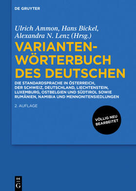 Ammon / Bickel / Lenz |  Variantenwörterbuch des Deutschen | Buch |  Sack Fachmedien