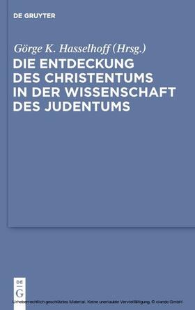 Hasselhoff |  Die Entdeckung des Christentums in der Wissenschaft des Judentums | eBook | Sack Fachmedien