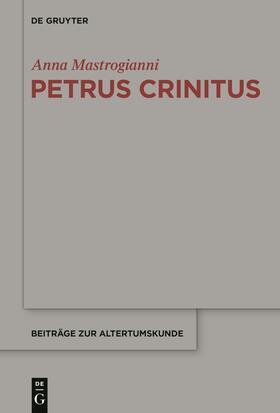 Mastrogianni |  Petrus Crinitus | Buch |  Sack Fachmedien